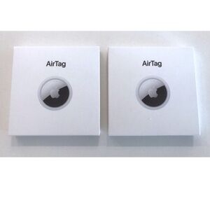 Apple AirTag x 2 Tracker - White MX542AM/A - ENGRAVED